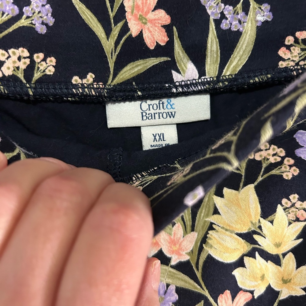 Croft & Barrow Colorful Floral Mini Skort - Picture 4 of 7